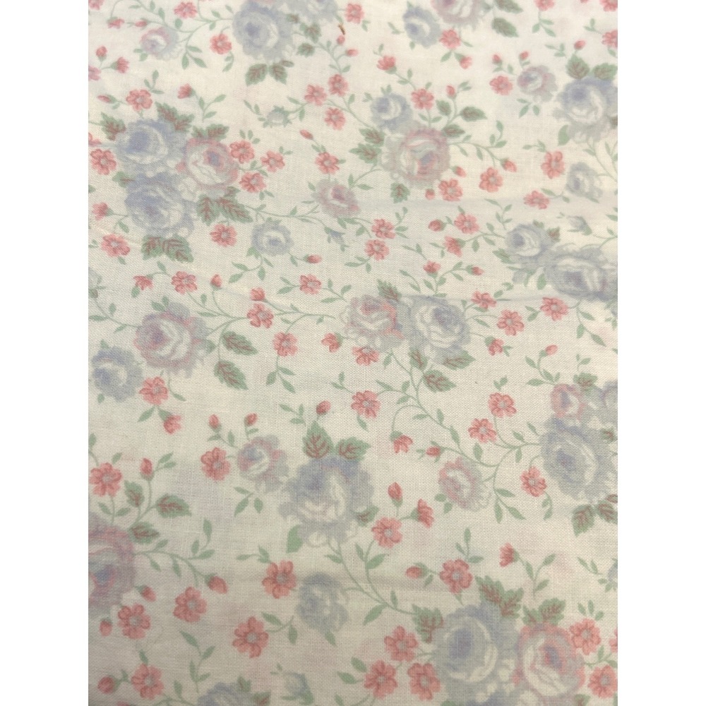 Vintage Peter Pan Fabrics Cotton Floral Textile Cottagecore Shabby Chic